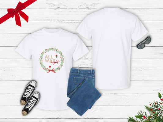 Adult T-Shirt- All Was Bright