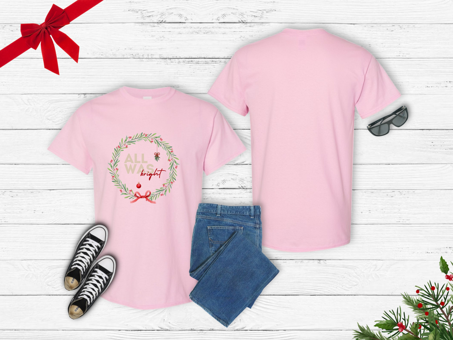 Adult T-Shirt- All Was Bright