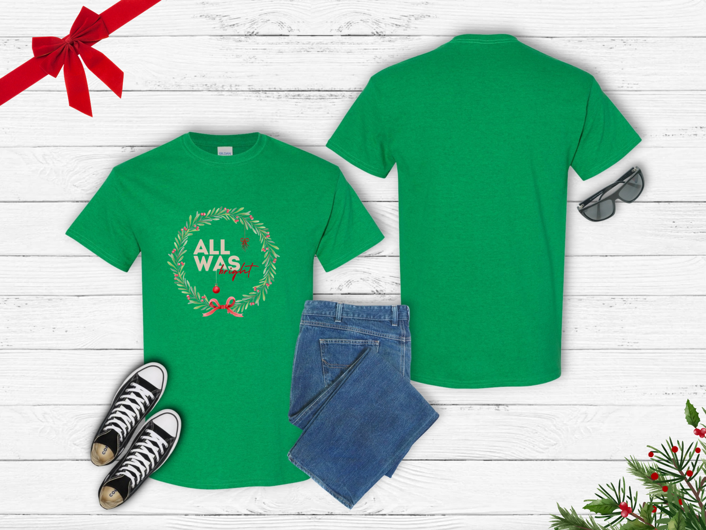 Adult T-Shirt- All Was Bright